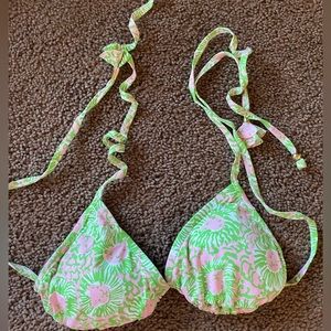 Lilly Pulitzer bikini top. Lion print small never worn
